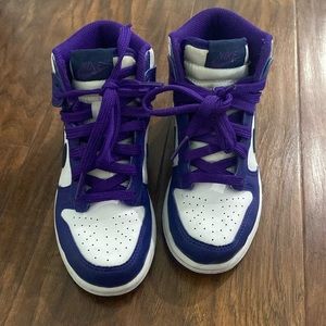 Kids size 12 Nike dunk high